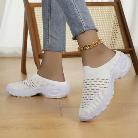 Damen Atmungsaktive Strick-Slipper-Sneaker mit stoßdämpfender Leichtsohle Shop Nory