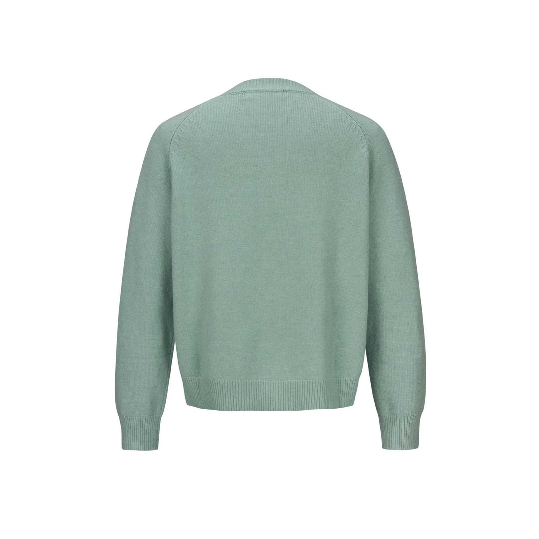 Damen Feiner Rundhals-Cardigan mit Raglanärmeln und verdeckter Knopfleiste Shop Nory