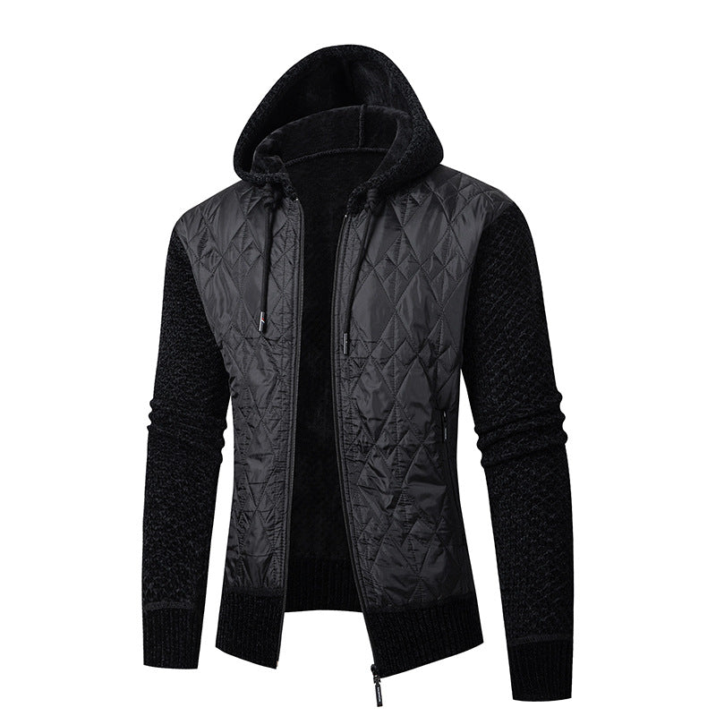 Herren sportliche Steppjacke mit weichem Innenfutter und praktischem Reißverschluss