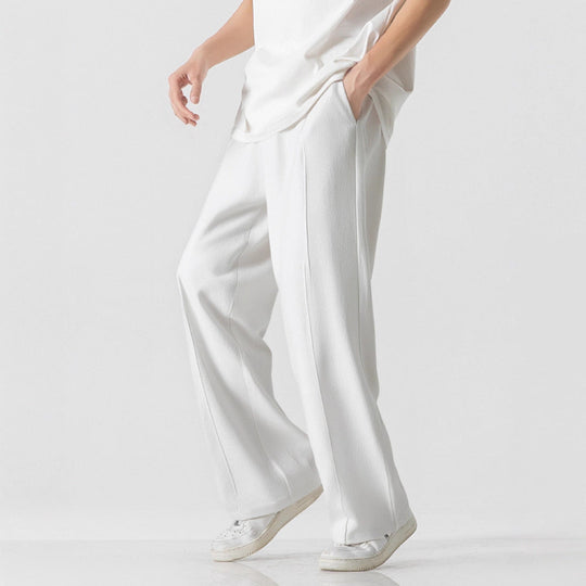 Herren Elegante, weite Freizeithose aus atmungsaktivem GewShopnorye