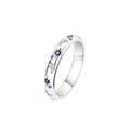 Damen eleganter Ring mit funkelnden Mond- und Sonnenmotiven Shop Nory