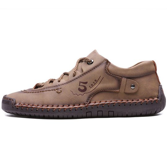Damen bequeme Freizeitschuhe aus hochwertigem Leder mit rutschfester Sohle