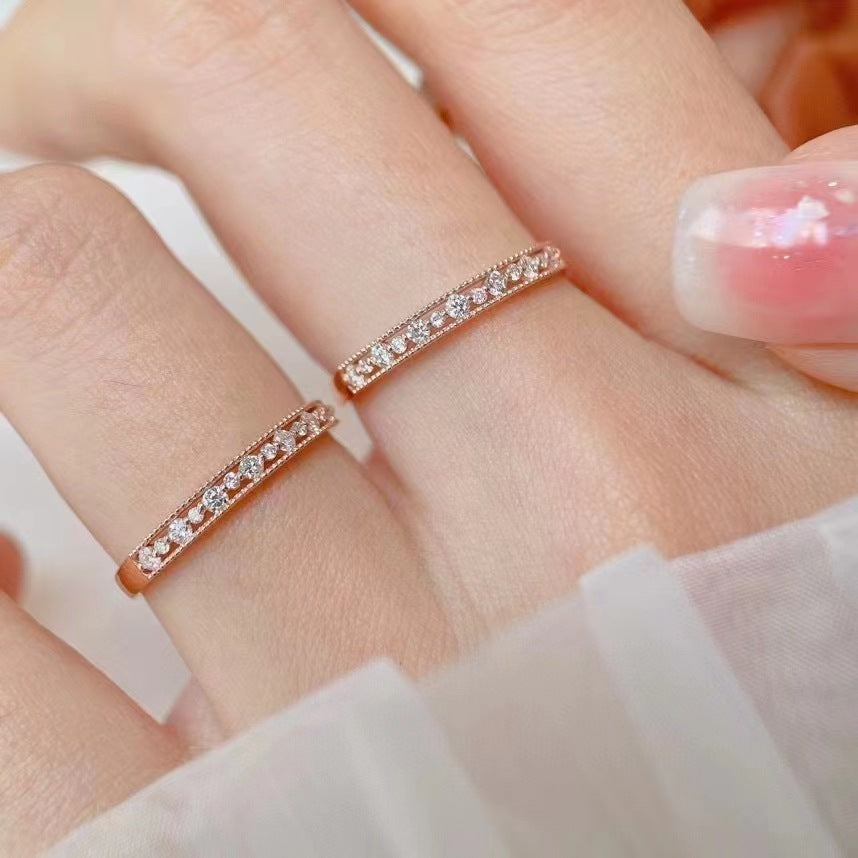 Damen Funkelnder Zirkonia Ring mit elegantem Design Shop Nory