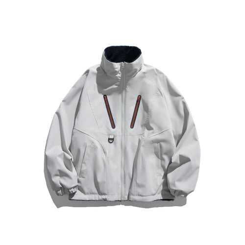 Unisex Technische Softshelljacke mit Fleece-Innenfutter und vertikalen Brustreißverschlüssen Shop Nory