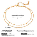 Damen Armband mit doppeltem Kettendesign und Zirkonia-Akzenten Shop Nory