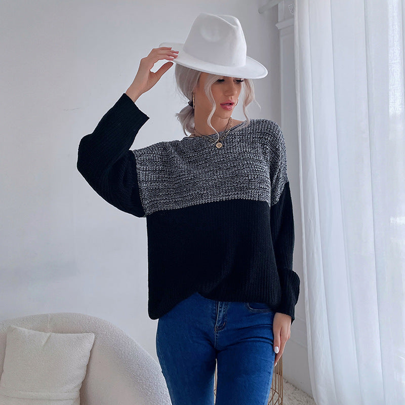 Damen Oversize Wollmix-Pullover mit Carmenausschnitt, Strukturstrick und lässiger Tunika-Silhouette Shop Nory
