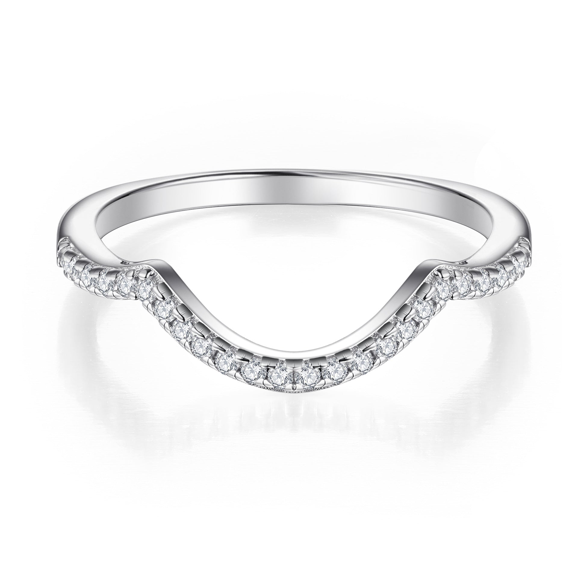Damen Verlobungsring mit funkelndem Zirkonia und elegantem Design Shop Nory