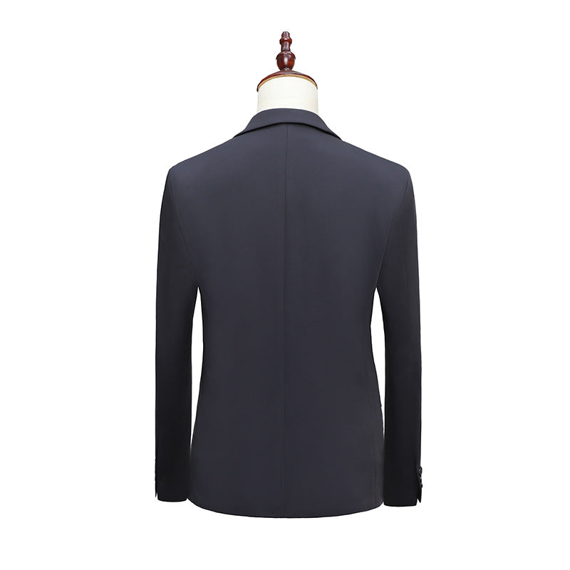 Herren Slim-Fit Dreiteiliger Business-Anzug mit Weste und schlanker Anzughose Shop Nory