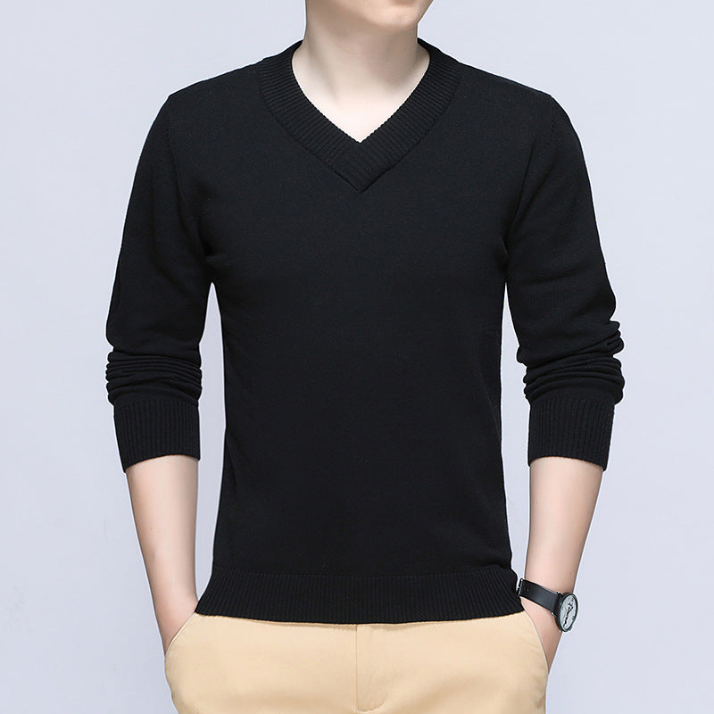 Herren Eleganter V-Ausschnitt Pullover Shop Nory