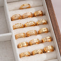 Damen Ring-Set mit einzigartigen Designs und funkelnden Akzenten Shop Nory