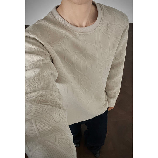 Herren Stylischer Sweatshirt mit strukturiertem Design Shop Nory
