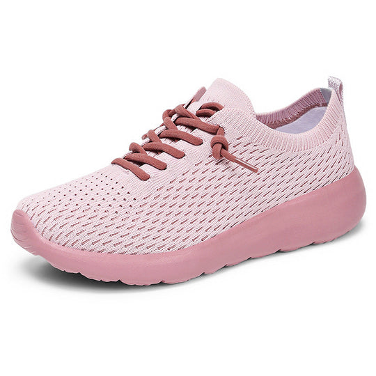 Damen Leichte und flexible Strick-Sneaker mit rutschfester Sohle