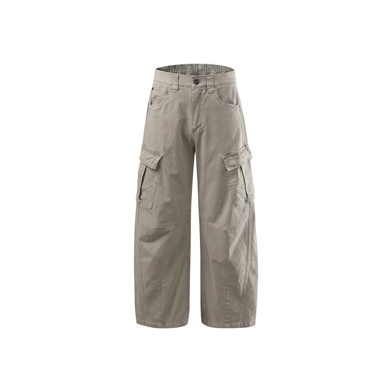 Damen Weite High Waist Cargo Culotte aus Baumwolltwill mit Mehrfachtaschen Shop Nory