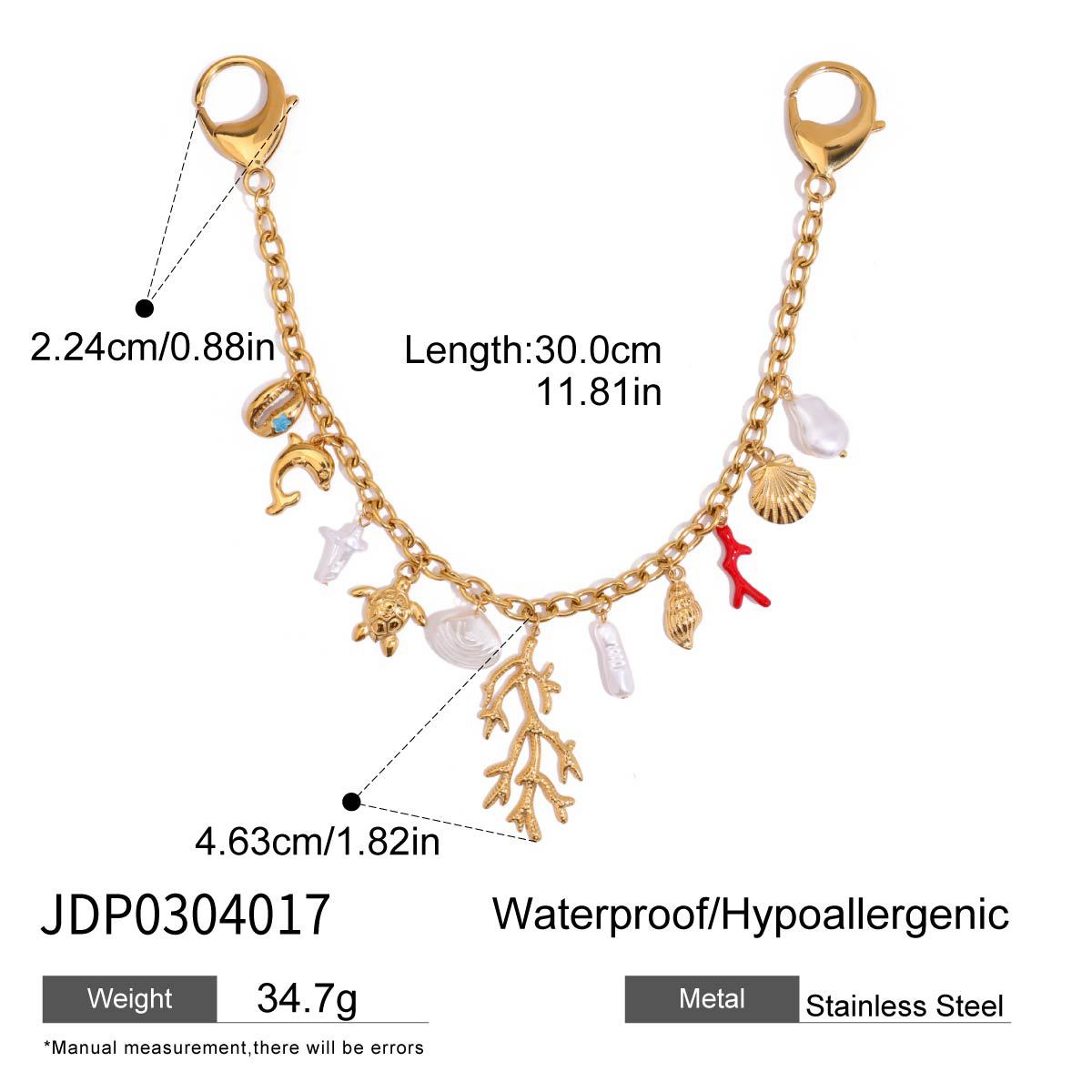 Damen Armband mit maritimen Charms und hypoallergenem Edelstahl Shop Nory