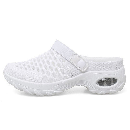 Damen Atmungsaktive Strick-Clogs mit verstellbarem Fersenriemen und stoßdämpfender Komfortsohle Shop Nory