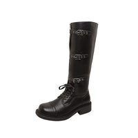 Schwarz Stiefel 9208-2