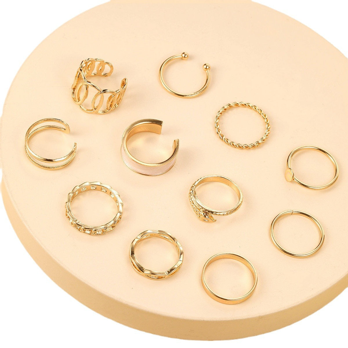 Damen Ring-Set mit vielseitigen Designs und filigranen Details Shop Nory