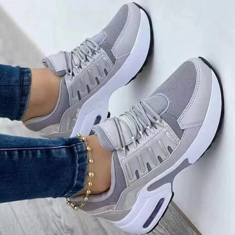 Damen Chunky-Plateau-Sneaker mit luftgepolsterter Sohle und atmungsaktivem Mesh-Obermaterial Shop Nory