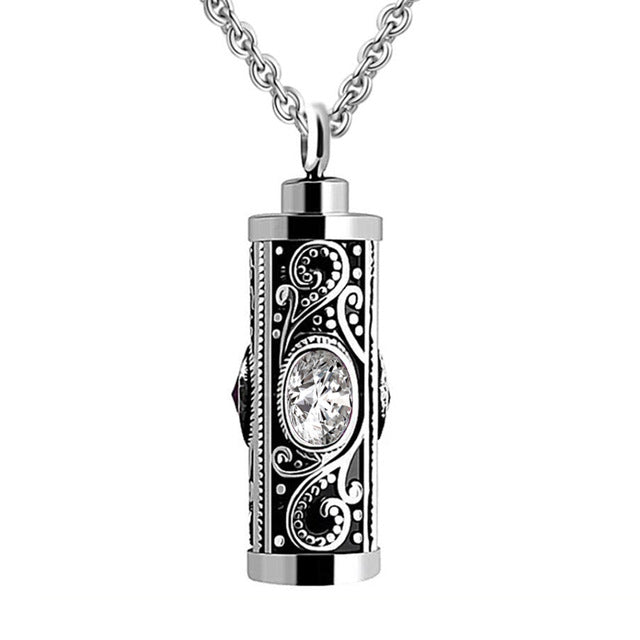Damen Anhänger mit filigranem Design und funkelndem Stein Shop Nory