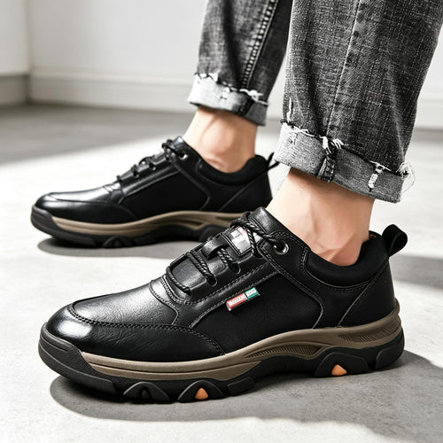 Herren Bequeme und Stylische Leder Sneakers Shop Nory
