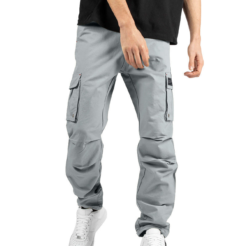 Herren Cargo-Hose mit elastischem Bund und praktischen Taschen