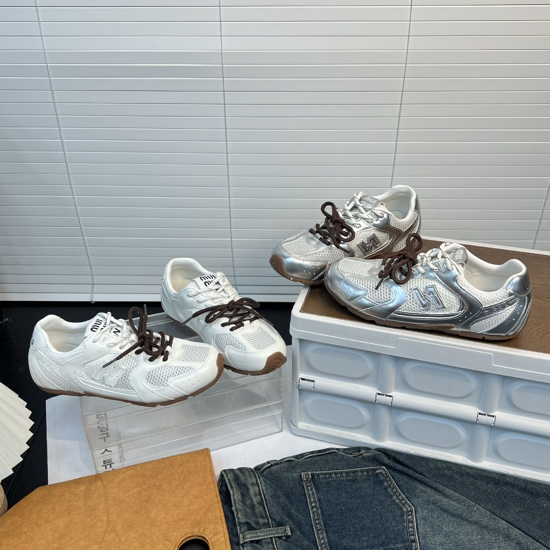 Damen Sportliche Laufschuhe mit atmungsaktiver Mesh-Konstruktion und stabiler Sohle Shopnory