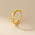 Damen eleganter filigraner Ring mit strukturiertem Muster Shop Nory