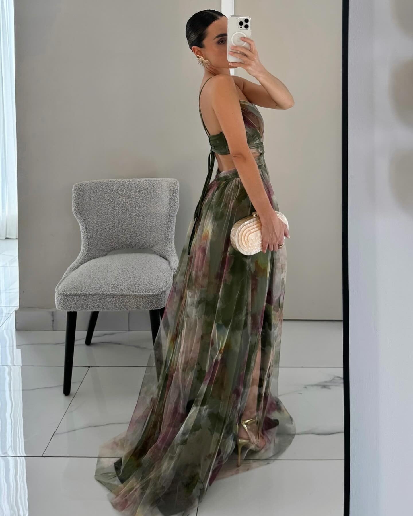 Elegantes Maxikleid im Schönen Blumenmuster für festliche Anlässe | ShopNory