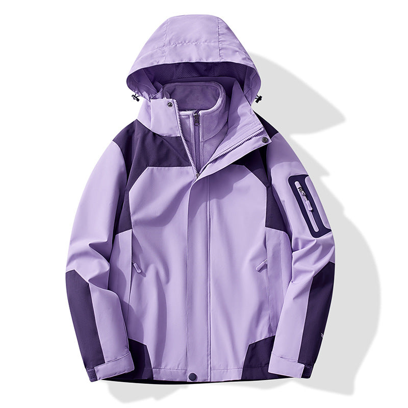 Damen Multifunktionale Trekking-Softshelljacke mit herausnehmbarer Fleece‑Innenlage und Kapuze Shop Nory