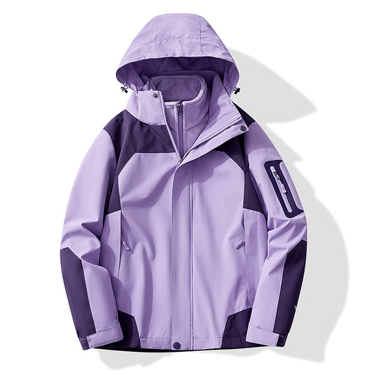 Damen Multifunktionale Trekking-Softshelljacke mit herausnehmbarer Fleece‑Innenlage und Kapuze Shop Nory