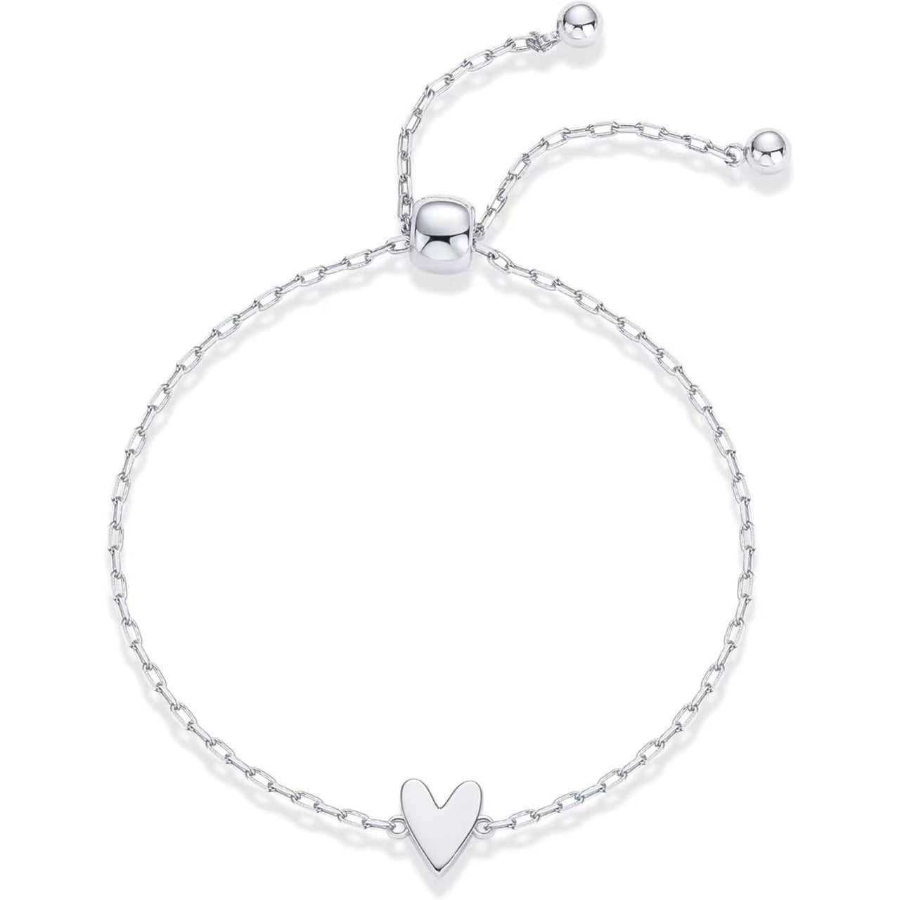Damen Armbandset mit filigranen Herzmotiven und einstellbarem Verschluss Shop Nory