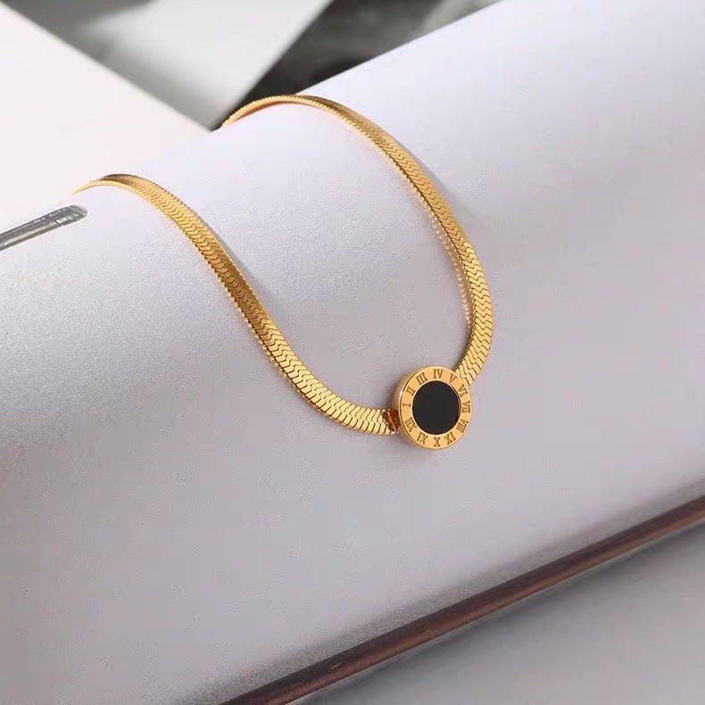 Damen Luxuriöse Vergoldete Minimalistische Link Bracelet Shop Nory