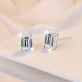 Damen Ohrstecker mit elegantem rechteckigem Kristall-Design Shop Nory