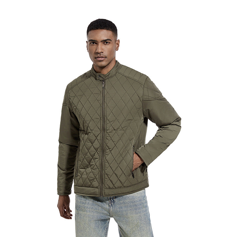 Herren gesteppte leichte Übergangsjacke mit Stehkragen Shop Nory
