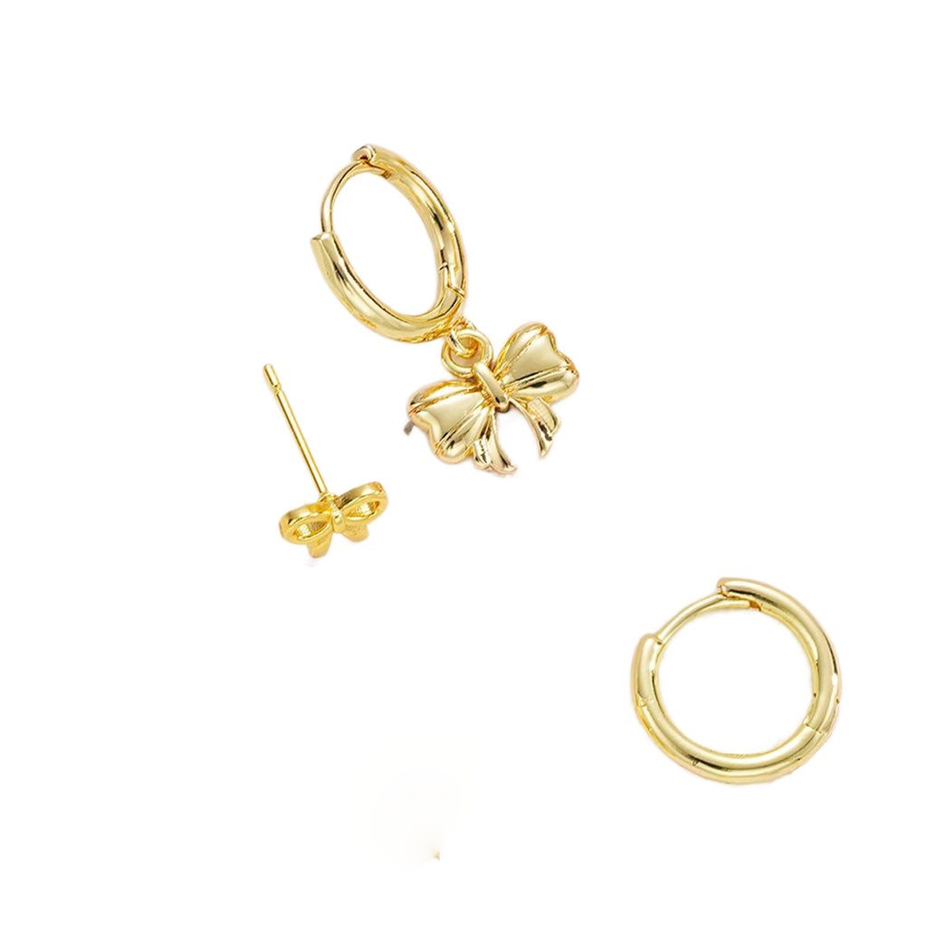 Damen Ohrschmuck Set mit floralem Schleifen- und Schmetterlingsdesign Shop Nory