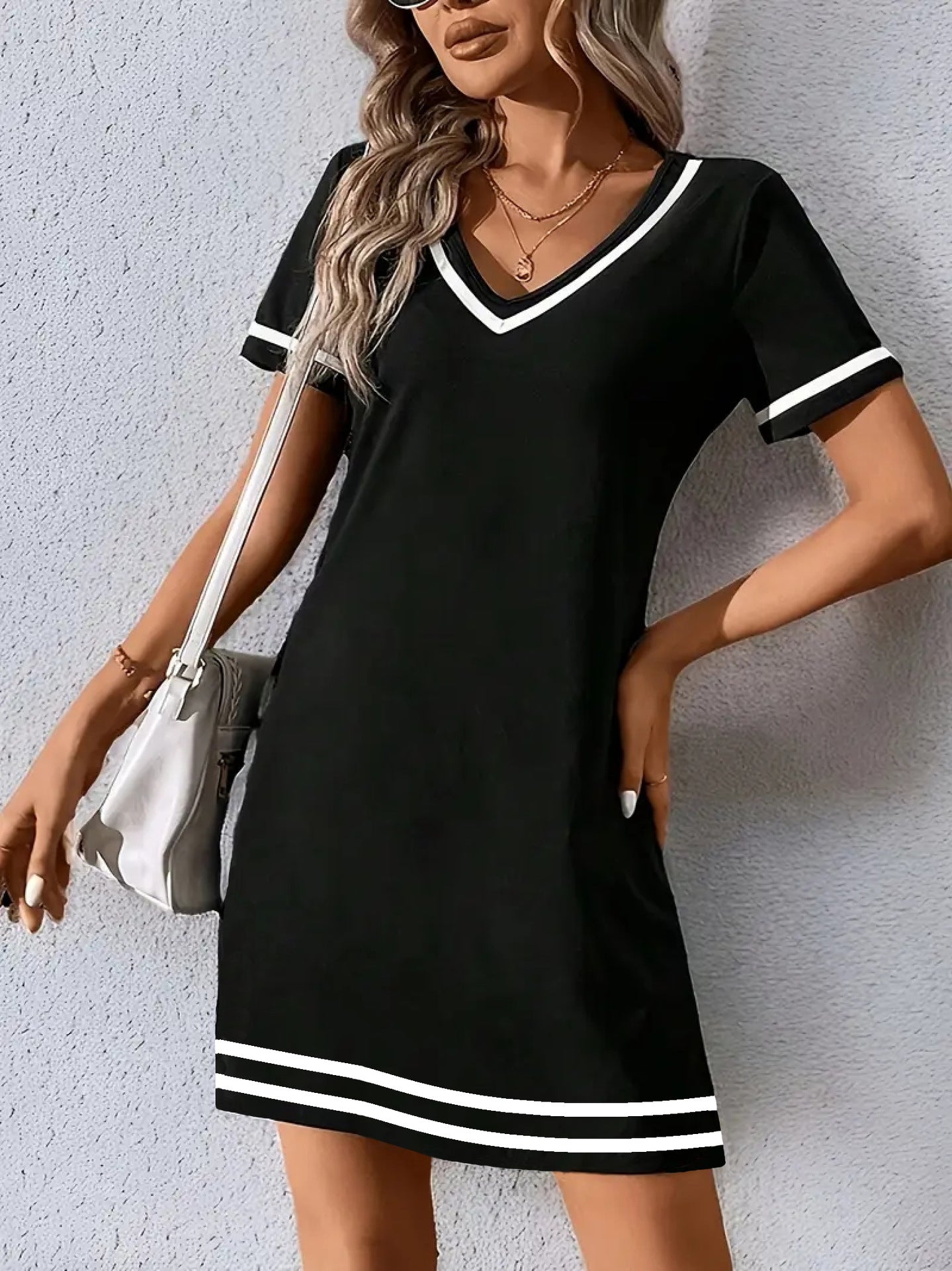 Damen Sportliches Freizeitkleid Shopnory