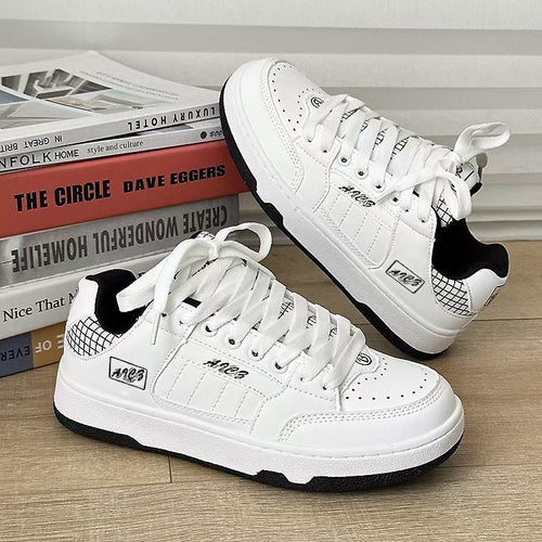 Damen Modische Sneakers mit kariertem Design und weicher Polsterung