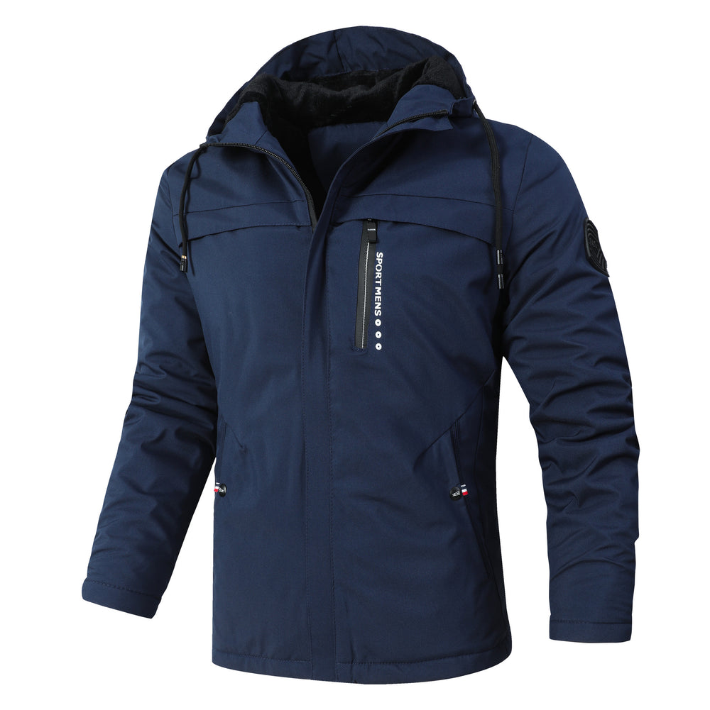 Herren Urbaner Softshell-Parka mit Teddyfleece-Innenfutter, verdecktem Reißverschluss und Brusttasche Shop Nory