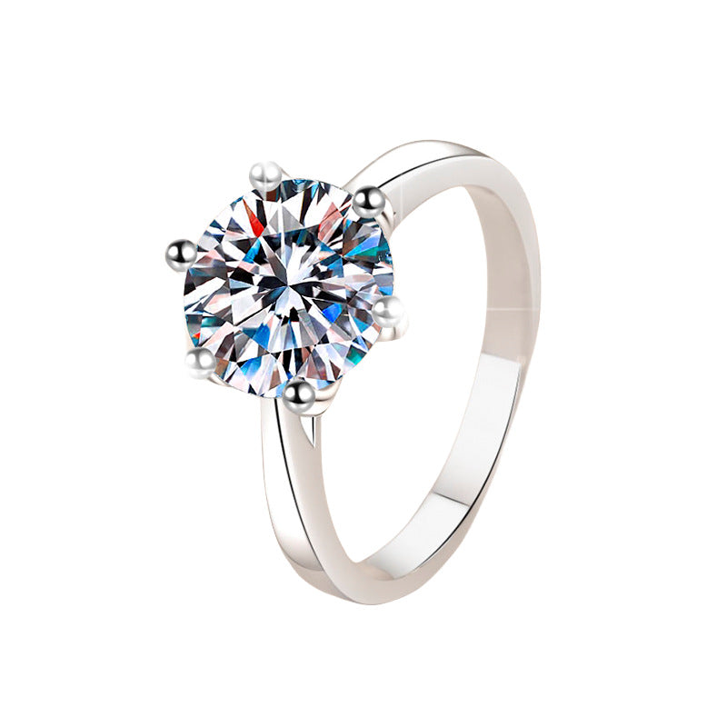 Damen Solitär-Ring mit strahlendem Zirkonia-Shop Nory