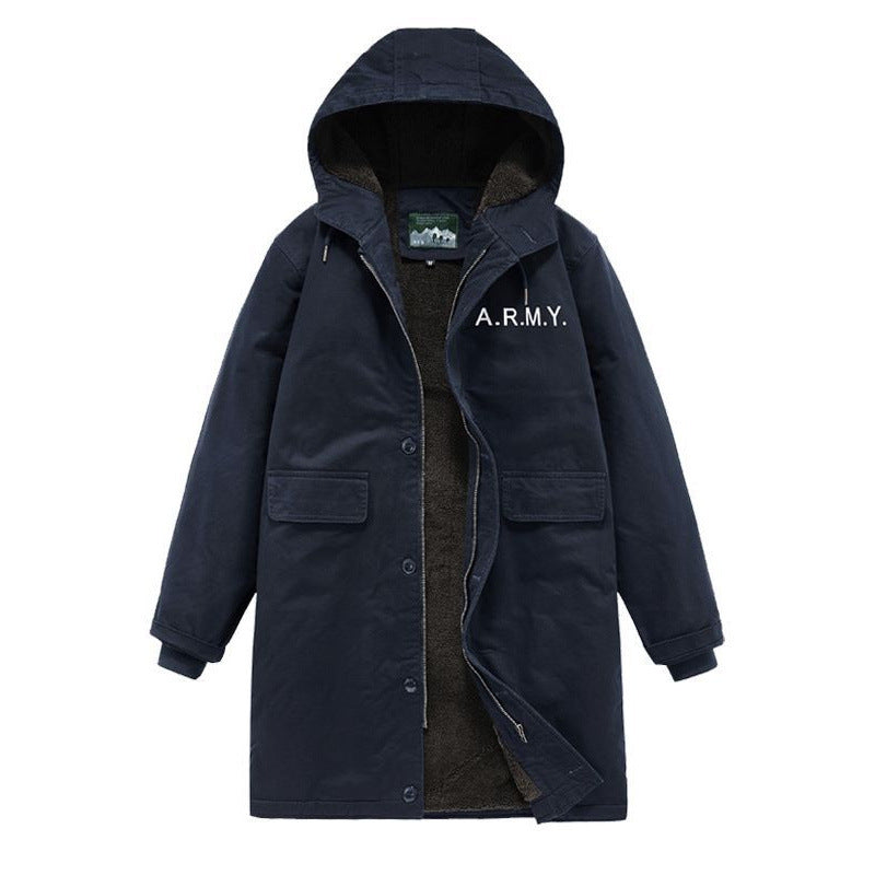Herren Lange Parkajacke Shop Nory
