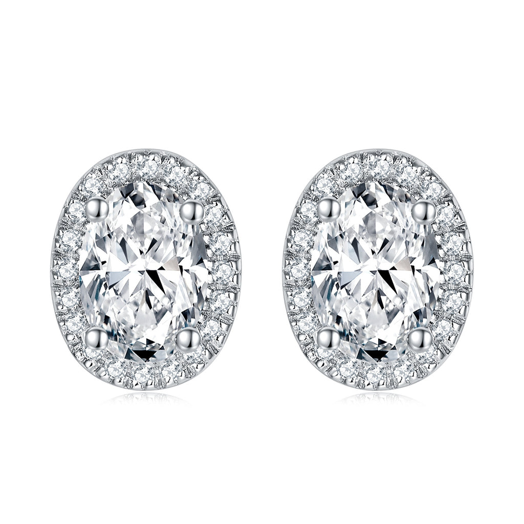 Damen Verlobungsring mit quadratischer Diamantfassung und funkelndem Zirkonia-Besatz Shop Nory