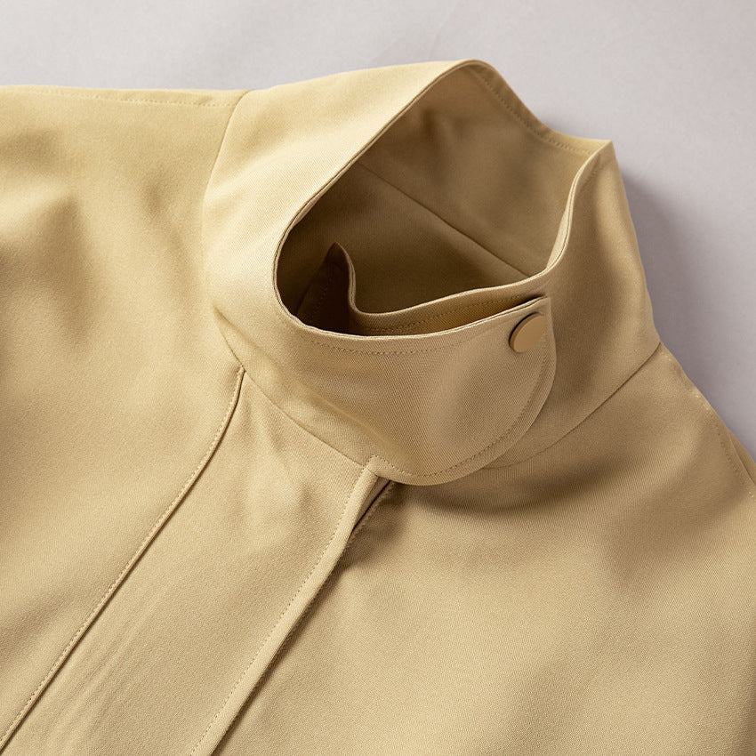Damen Trenchcoat mit Bindegürtel und abnehmbarem Cape-Detail Shop Nory