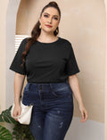 Damen modisches Basic T-Shirt