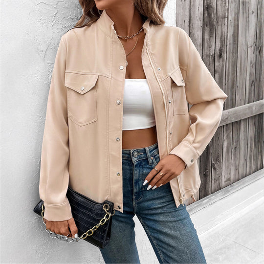 Damen Lässige Blousonjacke Shop Nory