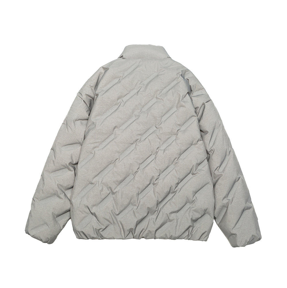 Unisex Wattierte Oversize Steppjacke mit hohem Stehkragen Shop Nory