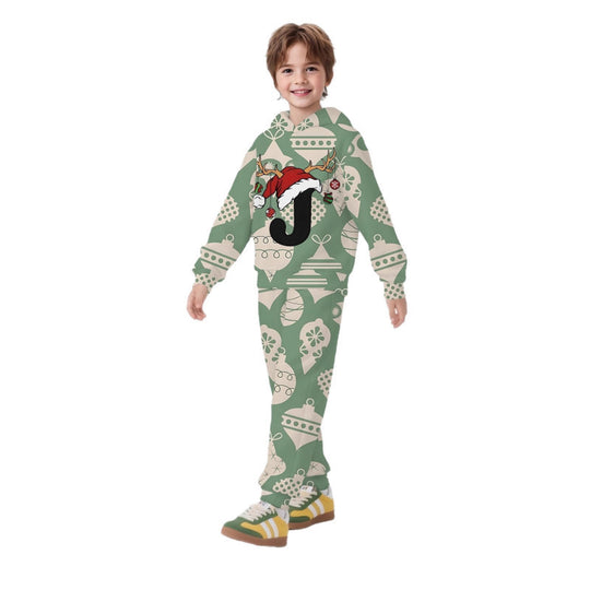 Unisex Kinder Jogginganzug mit Kapuzenpullover und detailreichem Auto-Print Shop Nory