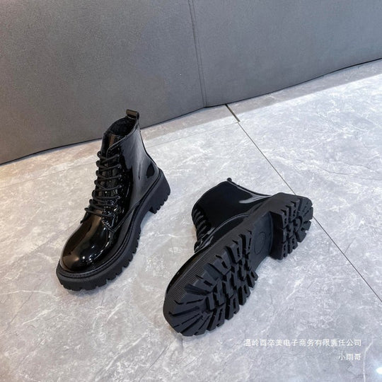 Damen Plateau-Schnürstiefelette mit robuster Profilsohle Shop Nory