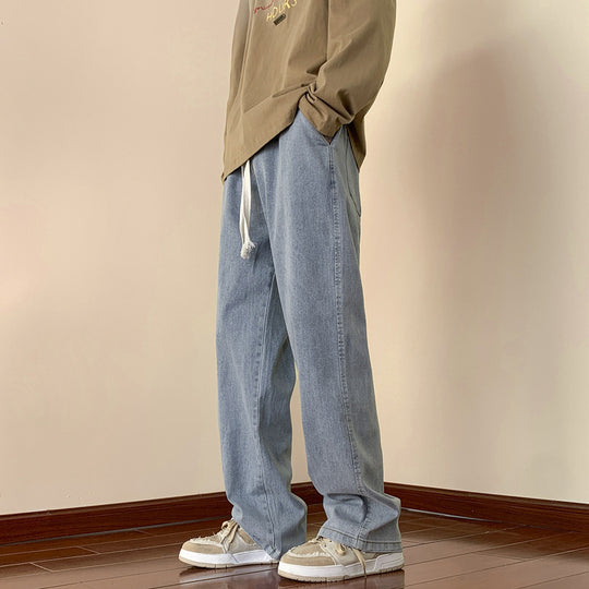 Herren Bequeme Denim-Hose mit elastischem Bund Shop Nory