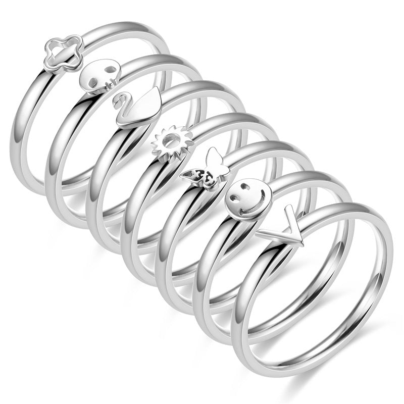 Damen Ring mit filigranem Schmetterlingsmotiv Shop Nory