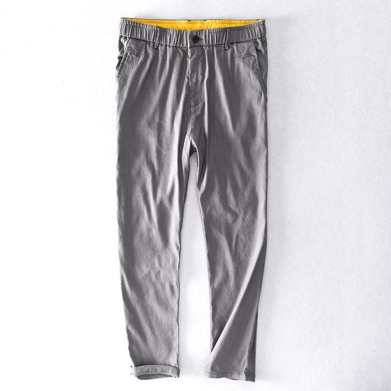 Herren Baumwoll-Chino mit Elastikbund und konischem Schnitt Shop Nory